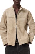 AllSaints Felix Suede Racer Jacket