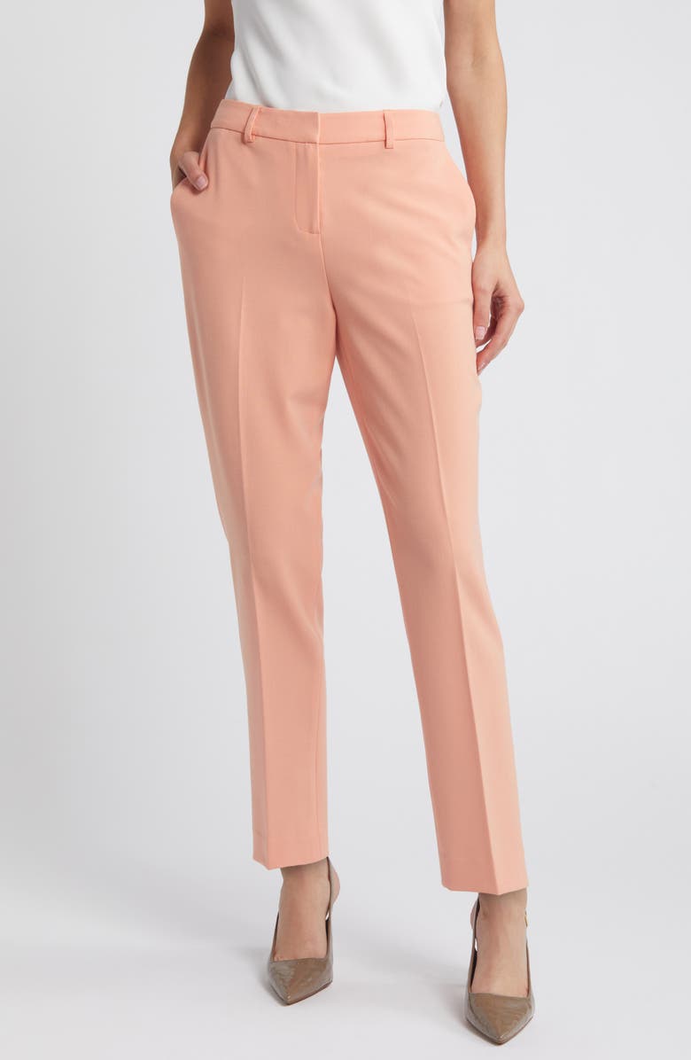 Tahari ASL Classic Straight Leg Pants, Main, color,