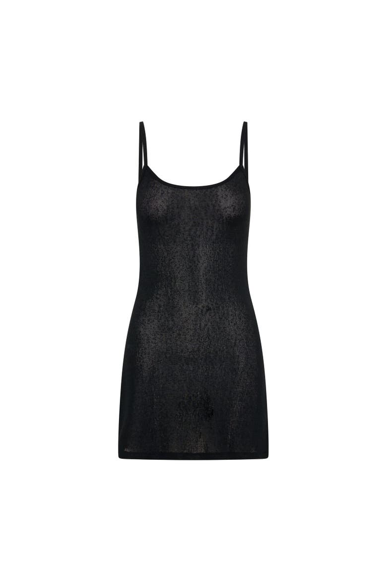 Thalassa Mini Dress, Main, color, Black