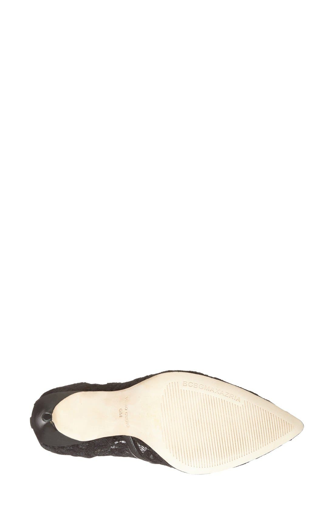 'Orien' Pump, Alternate, color, BLACK LEATHER