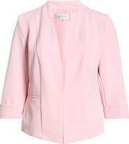 KASPER Cuff Sleeve Blazer