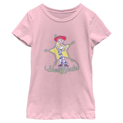 Girl's Toy Story 5 Sheriff Jessie Icon  Graphic T-Shirt