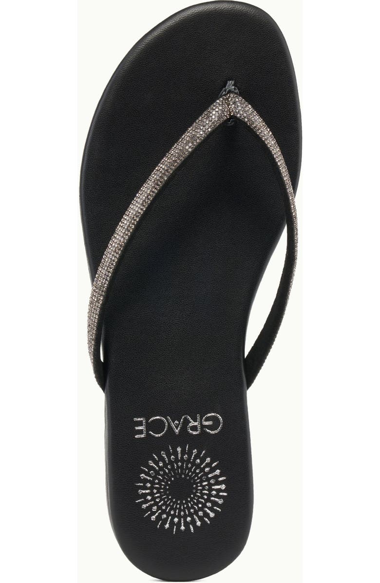 Grace Footwear Sunset Flip-Flop Sandal, Alternate, color, Pewter