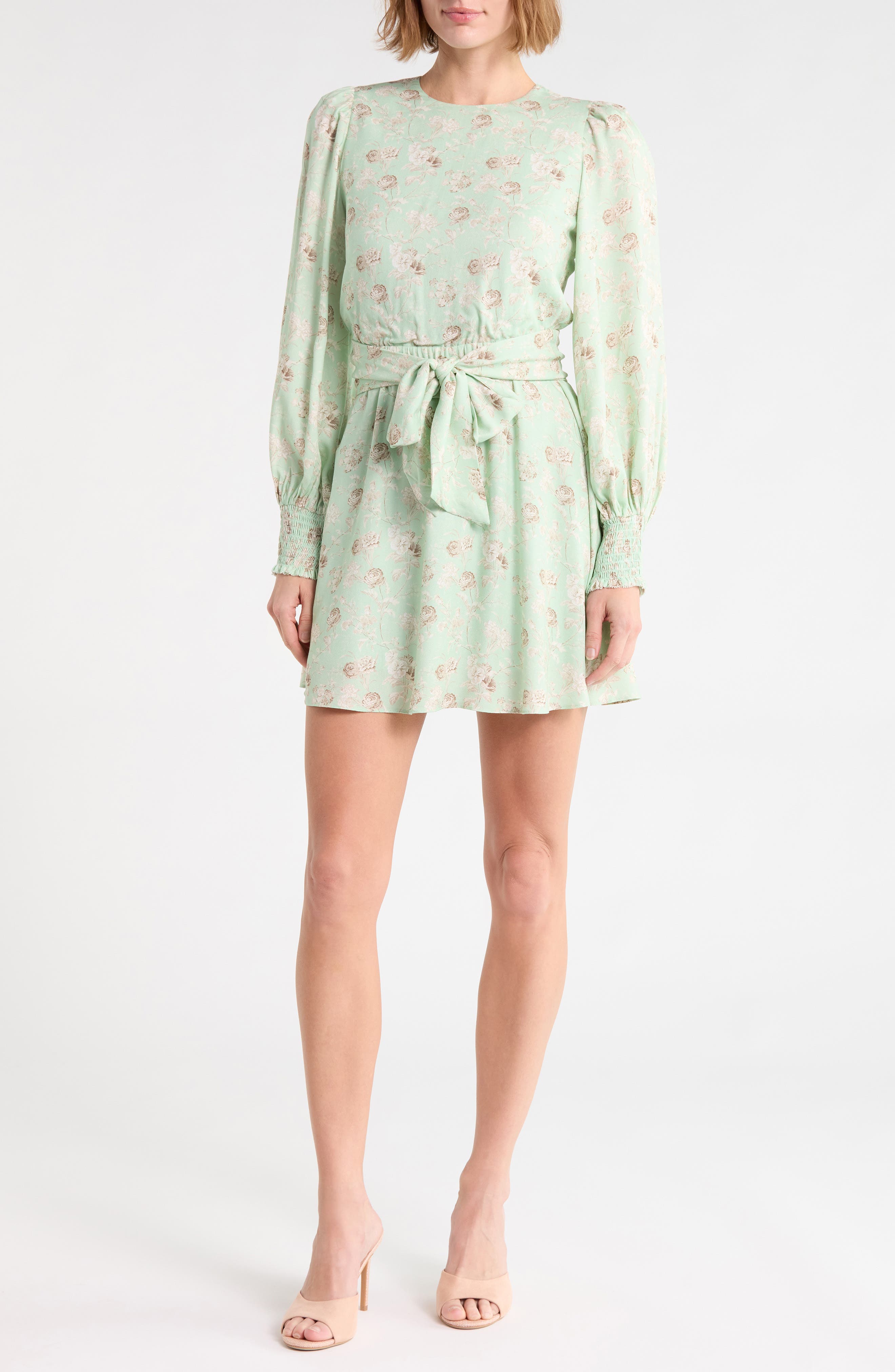 Molli Floral Minidress with Belt