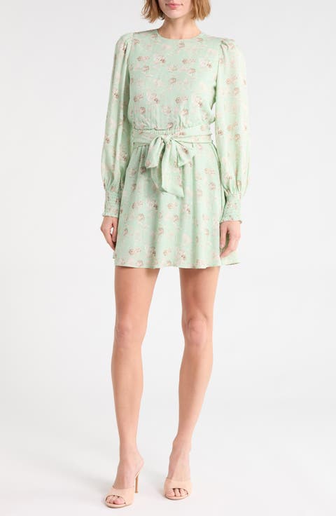 Molli Floral Minidress with Belt
