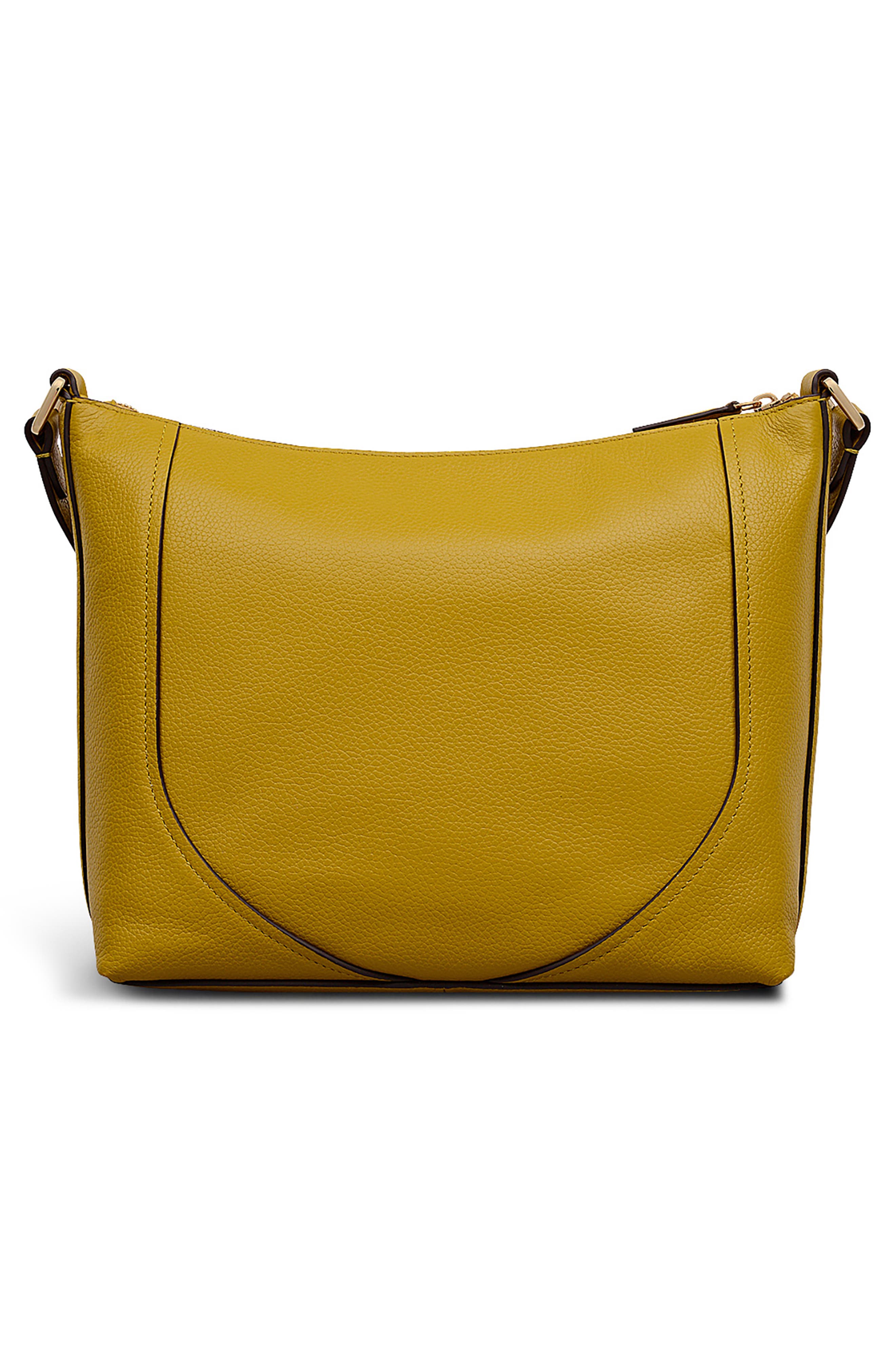 Radley Wood Park Suede Crossbody Bag, Alternate, color, Ochre