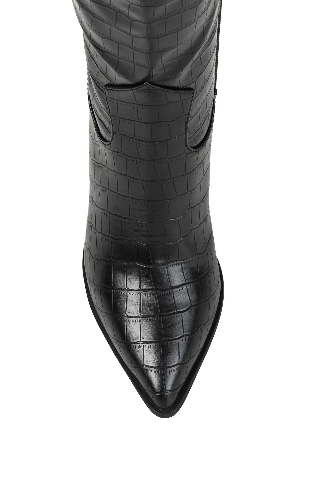 Journee Collection Foam Therese Boots, Alternate, color, Black