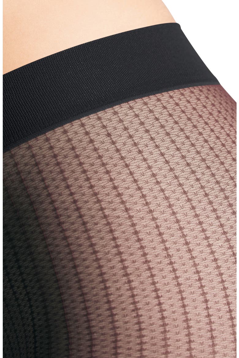 Body Chain Sheer Tights, Alternate, color, BLACK