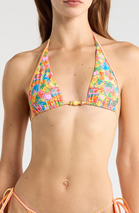 Bind Halter Bikini Top