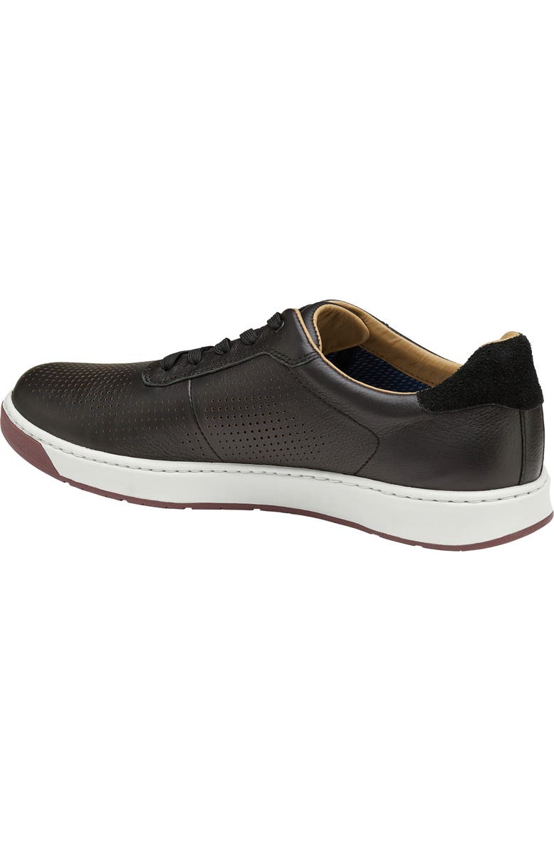 Johnston & Murphy Daxton U-Throat Leather Sneaker, Alternate, color,