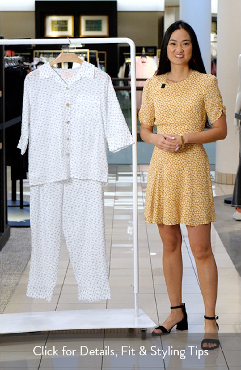 Swiss Dot Crop Pajamas, sales video thumbnail