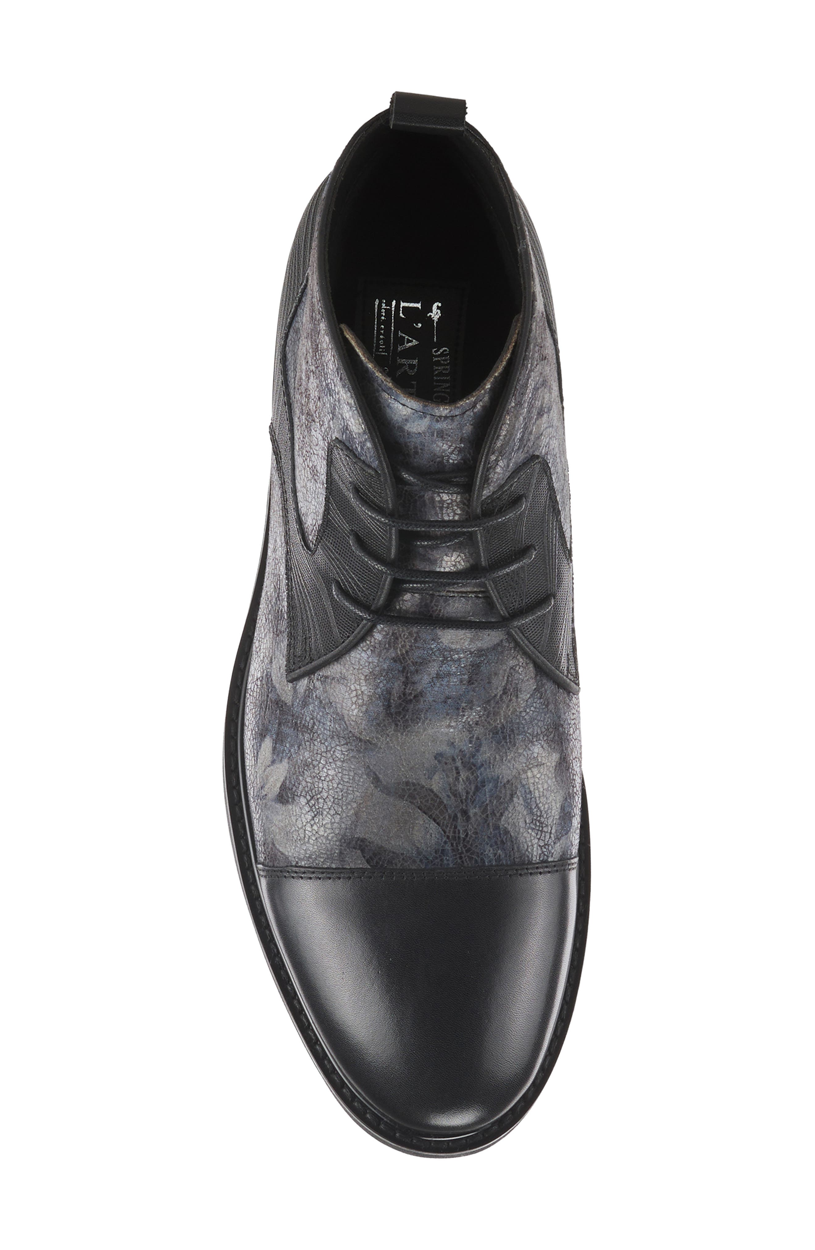 L'Artiste by Spring Step Balvin Desert Bootie, Alternate, color, Black Multi