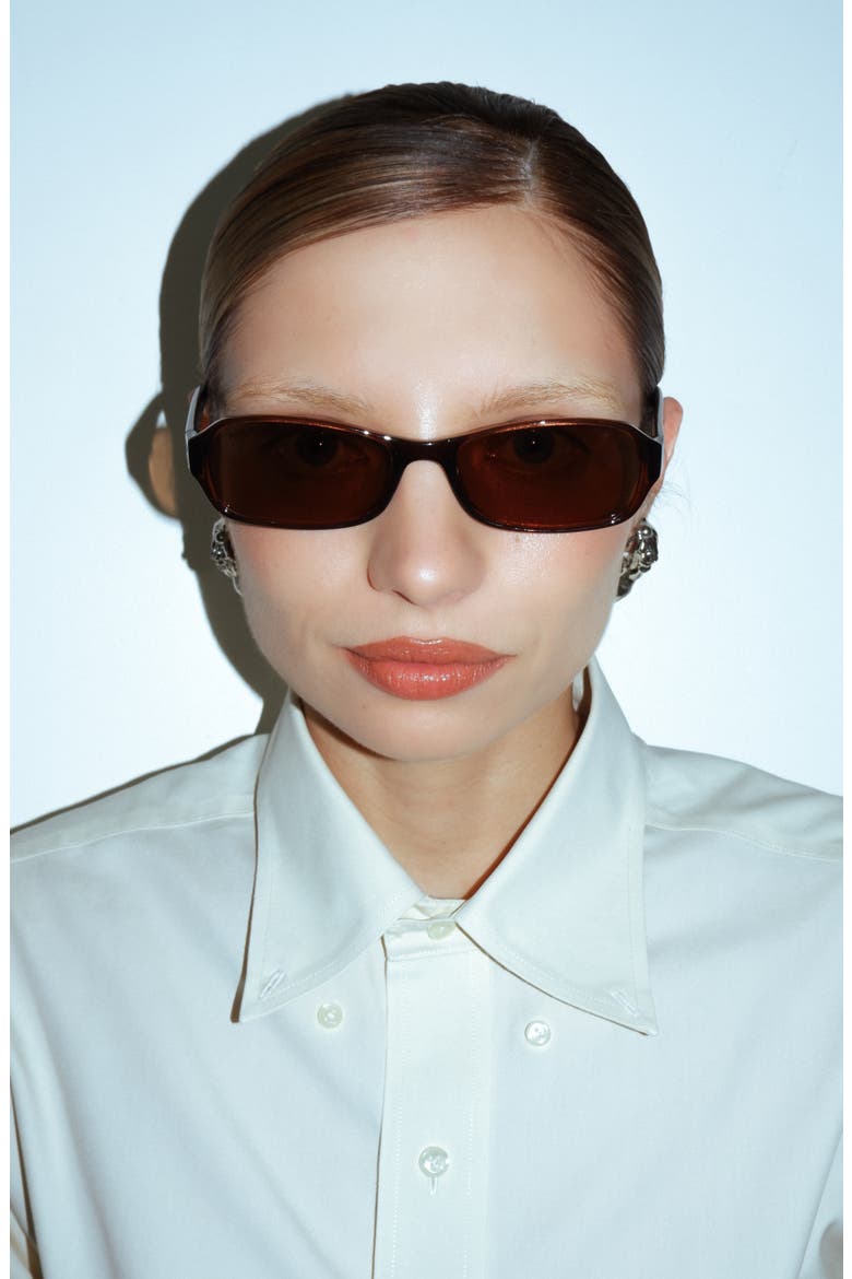Millennium Sunglasses, Alternate, color, Chocolate Polarised