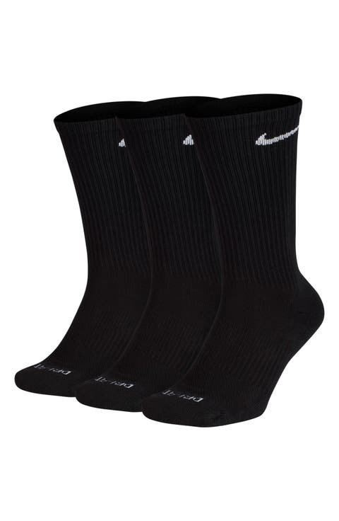 Assorted 3-Pack Everyday Plus Cushion Crew Training Socks