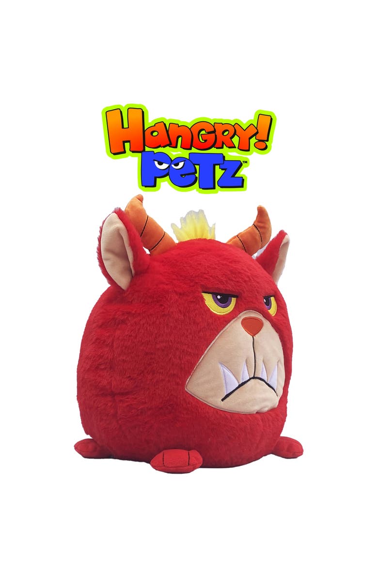 Hangry Petz Rogue Monster 12 Inch Red Animal Plush, Alternate, color, Multicolored