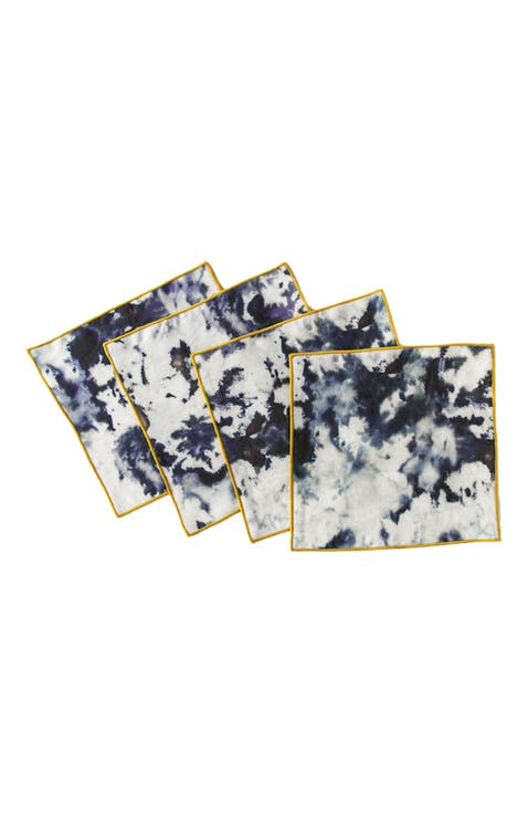 Grey Marble Cocktail Napkins