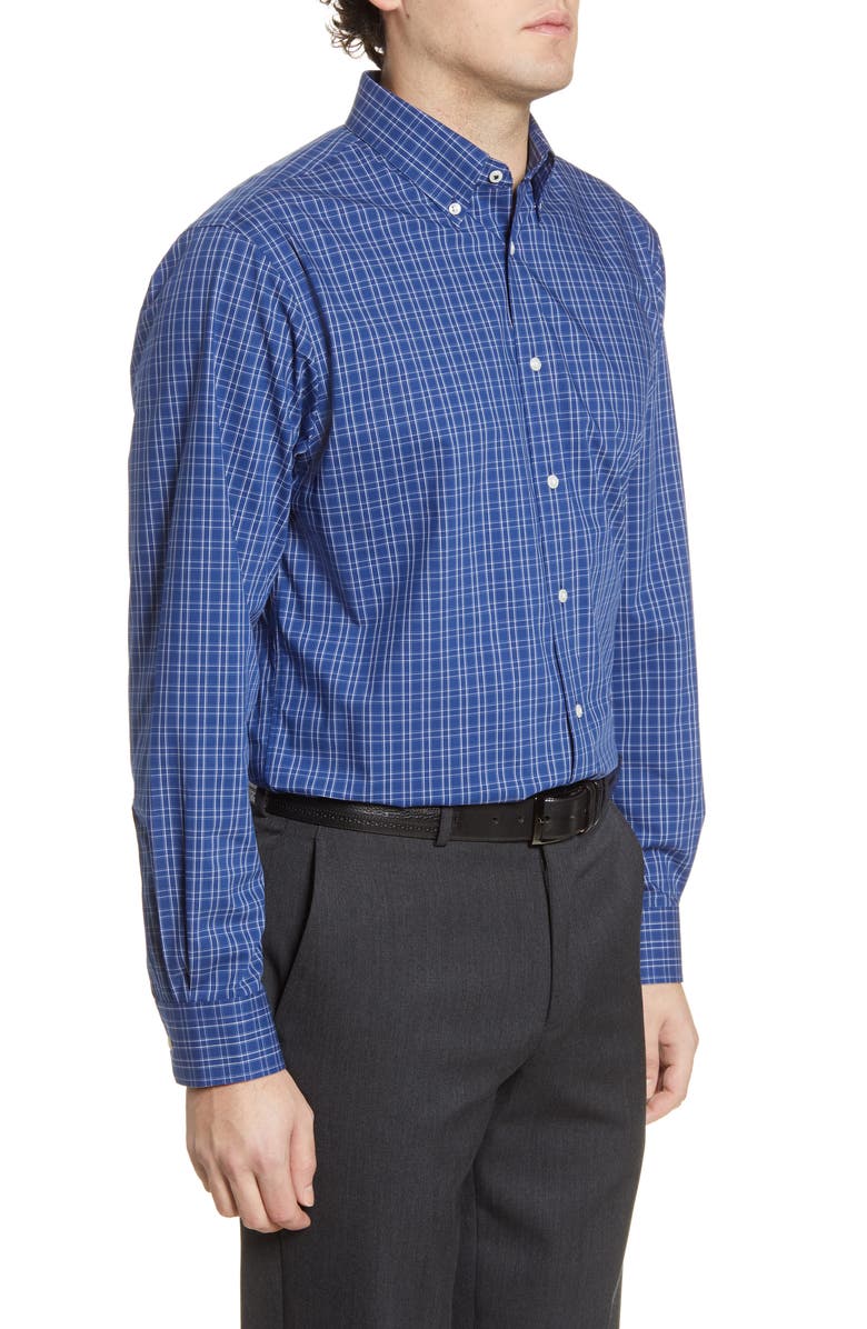 NORDSTROM MEN'S SHOP Tech-Smart Traditional Fit Stretch Check Dress Shirt, Alternate, color,