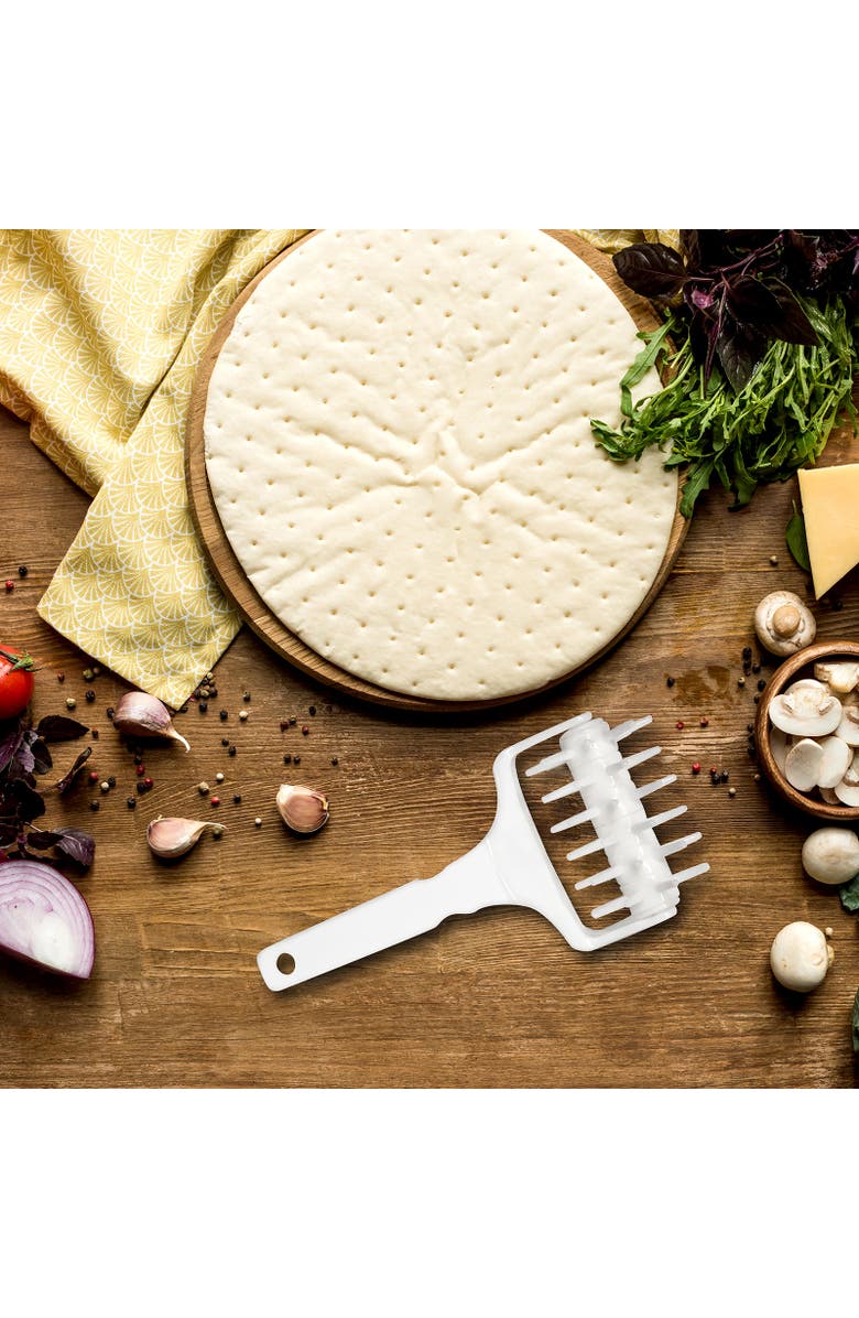 Norpro Dough Docker for Pastry or Pizza Dough, White, Alternate, color, White