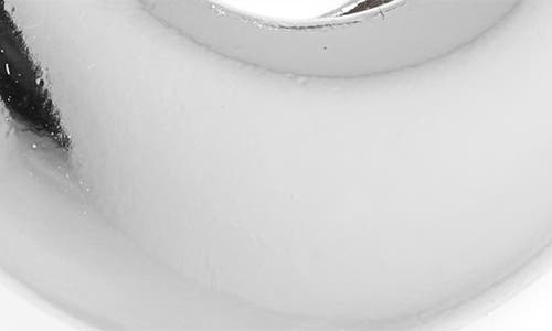 Nordstrom Demi Fine Dome Hoop Earrings In Silver