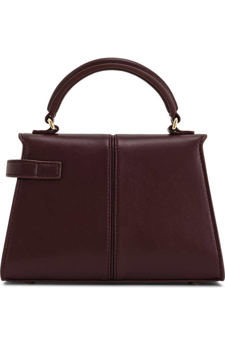JW PEI Elise Faux Leather Top Handle Bag, Alternate, color, Deep Burgundy