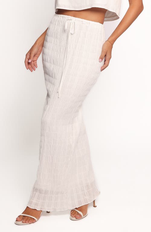 Petal And Pup Petal & Pup Texture Tie Waist Maxi Skirt In Black