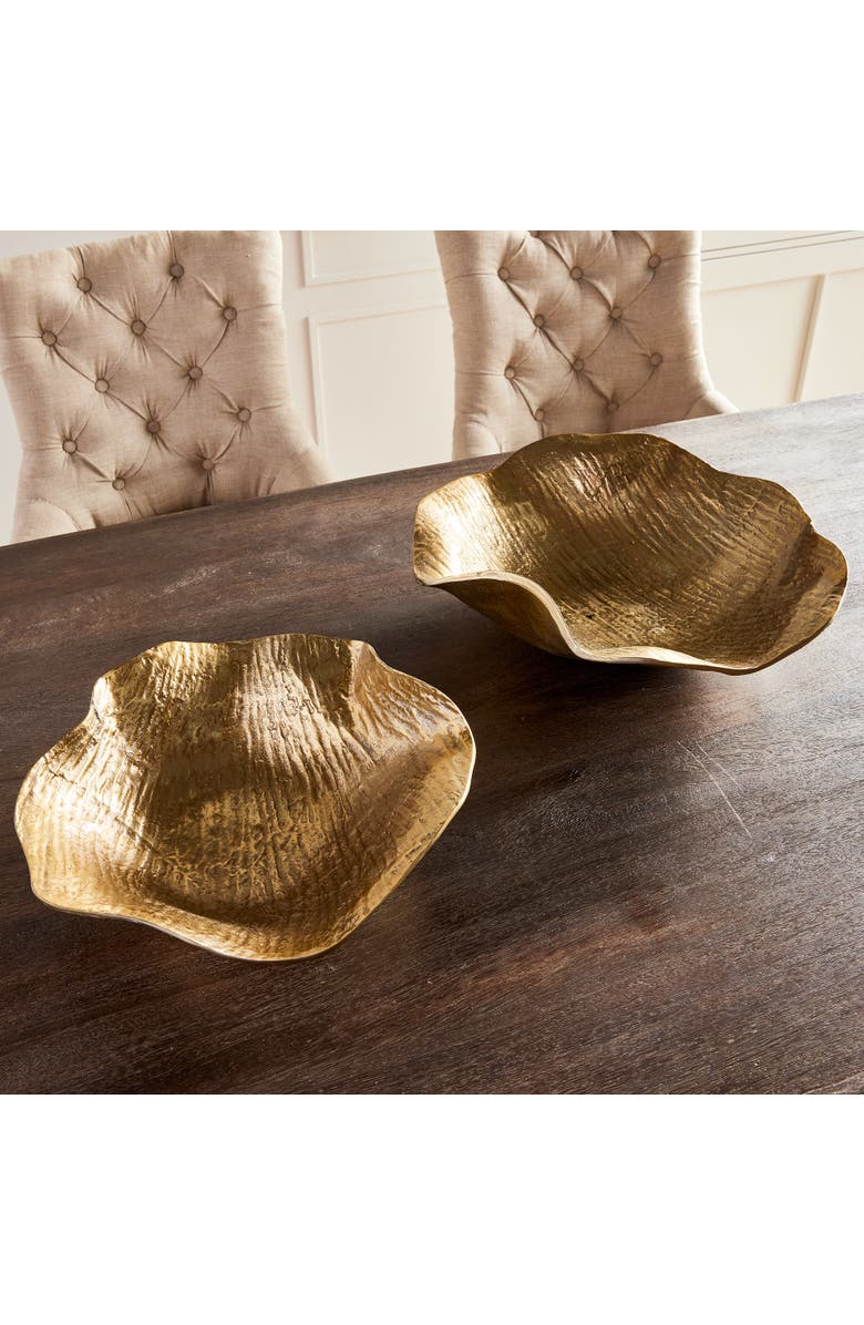 Napa Home & Garden Clarice Decorative Bowls Set of 2, Alternate, color, Gold