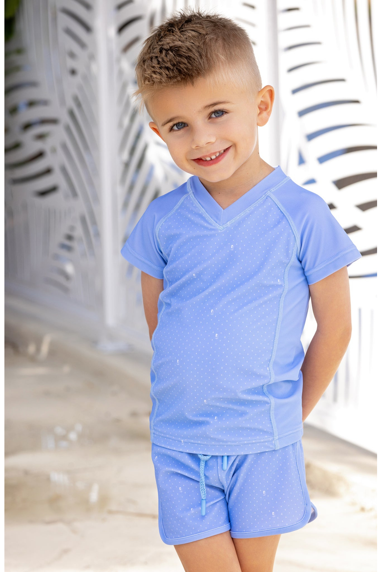 Emblem Swim Pants, Alternate, color, Blue Print
