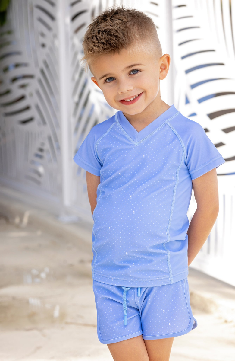 NoggiWear Emblem Swim Pants, Alternate, color, Blue Print