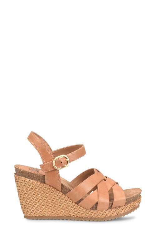 Söfft Carlana Wedge Sandal In Luggage