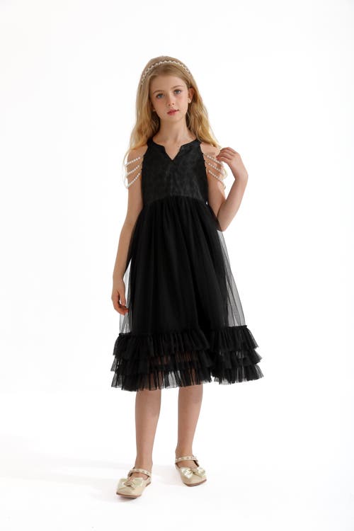 Tulleen Tripoli Dress In Black