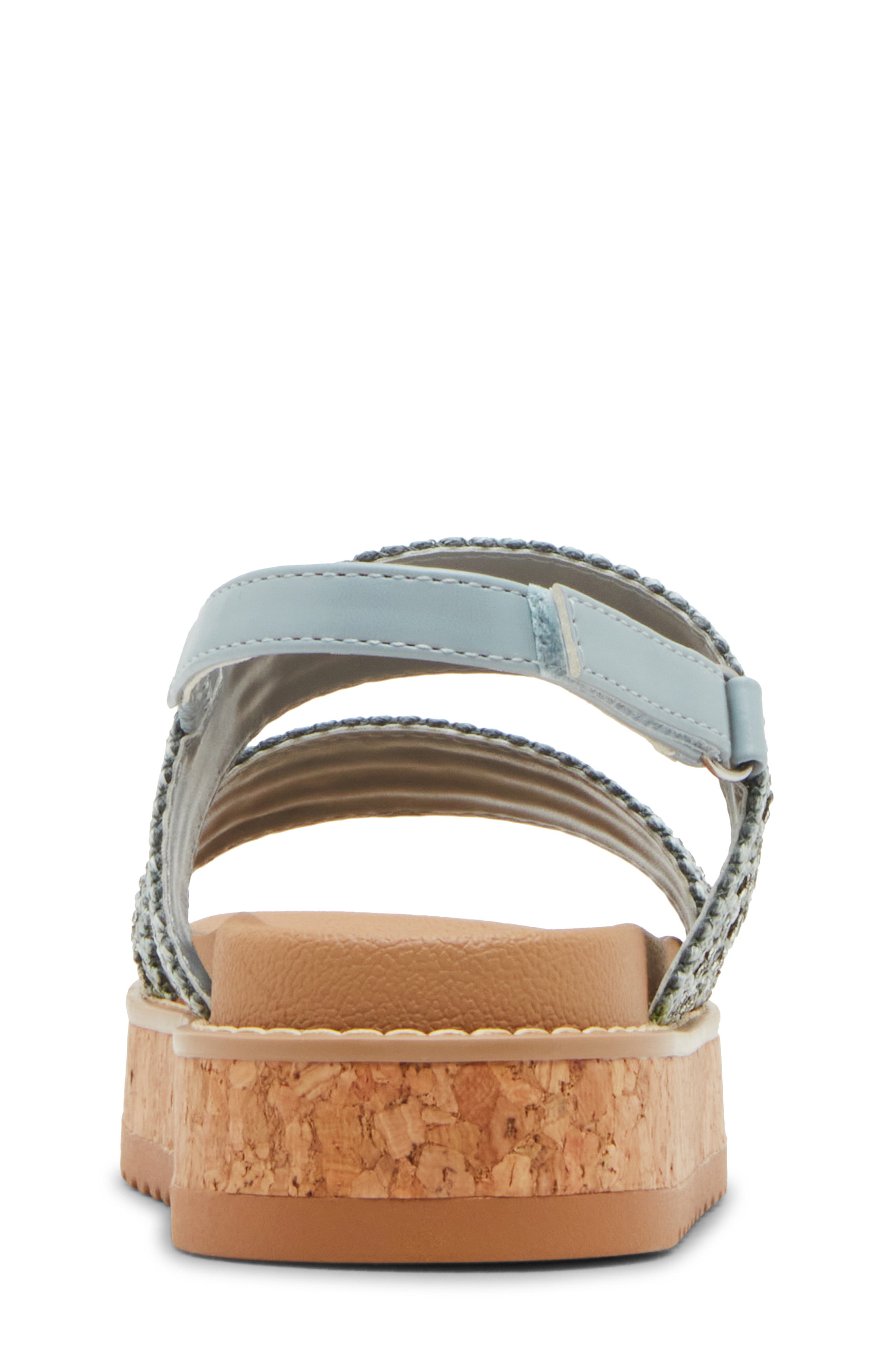 Steve Madden Kids' Jbuggy Slingback Platform Sandal, Alternate, color, Blue