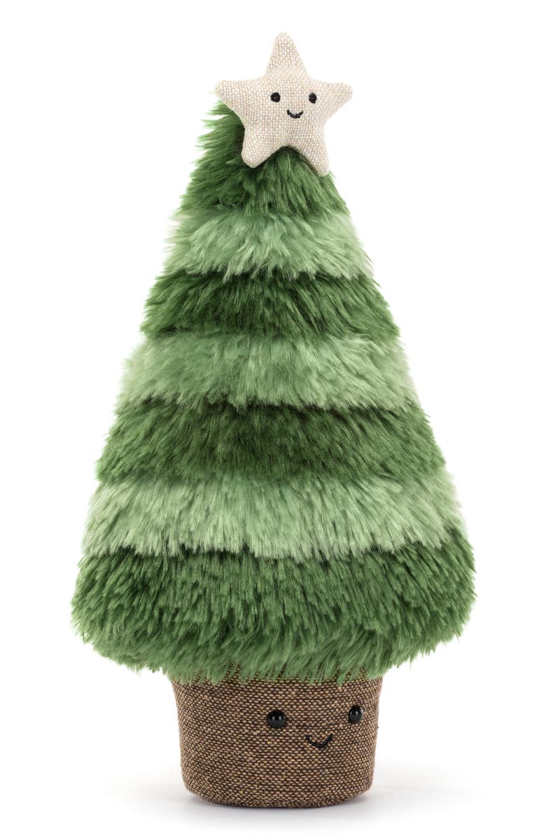 Jellycat Amuseable Nordic Spruce Christmas Tree Plush Toy, Main, color, 