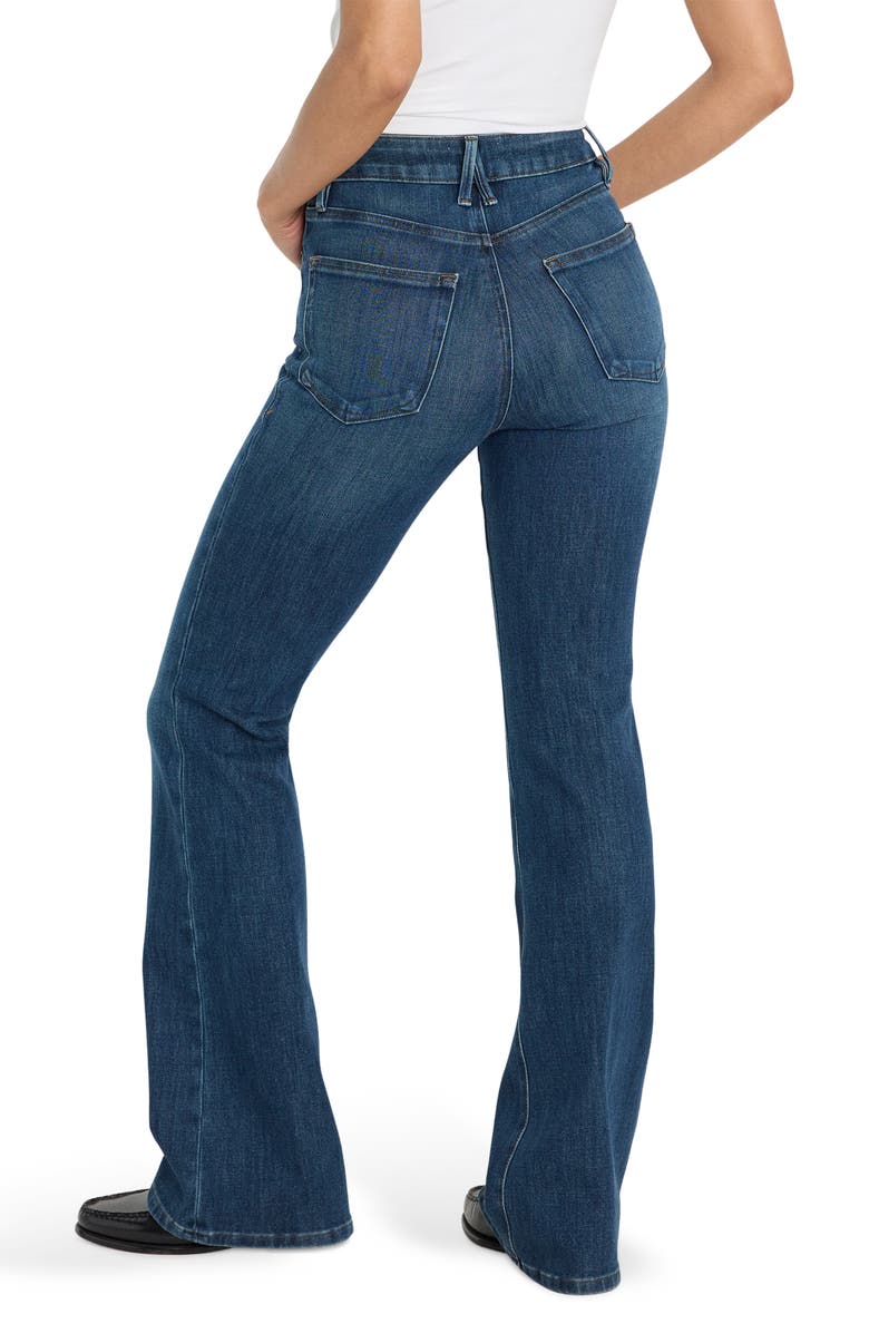 Good American Soft-Tech Good Classic Bootcut Jeans, Alternate, color, Indigo863