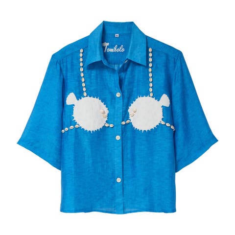 Puff Up Bra Relaxed Crop Cabana Top