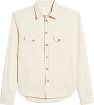 Billy Reid Organic Cotton Denim Button-Up Shirt