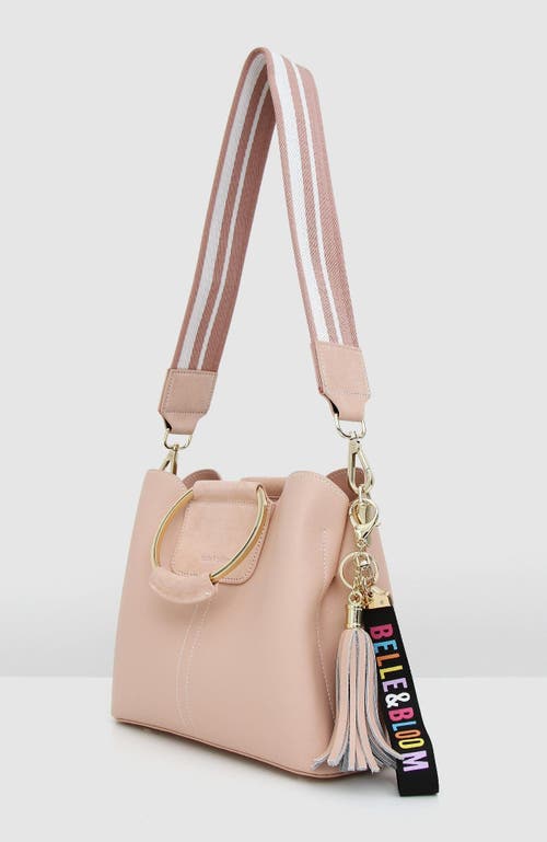 Belle & Bloom Twilight Leather Cross Body Bag In Pink