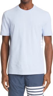 Thom Browne 4-Bar Back Stripe Piqué T-Shirt