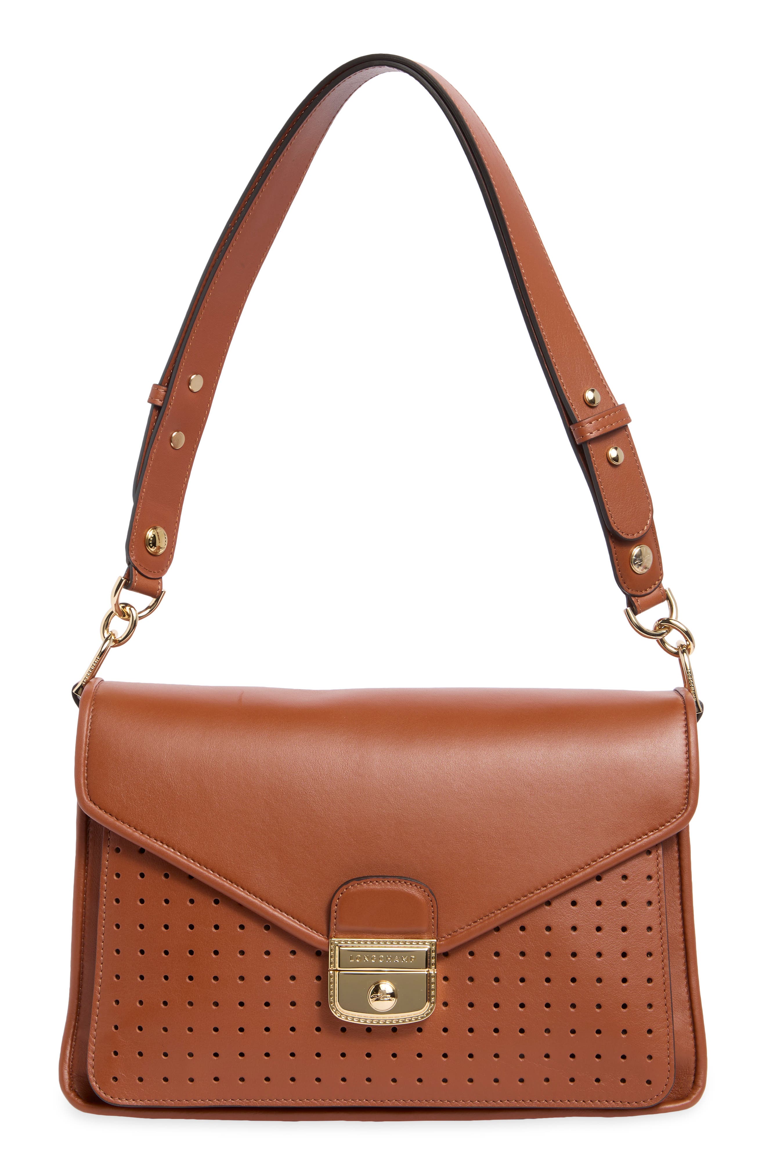 Longchamp Mademoiselle Perforated Shoulder Bag