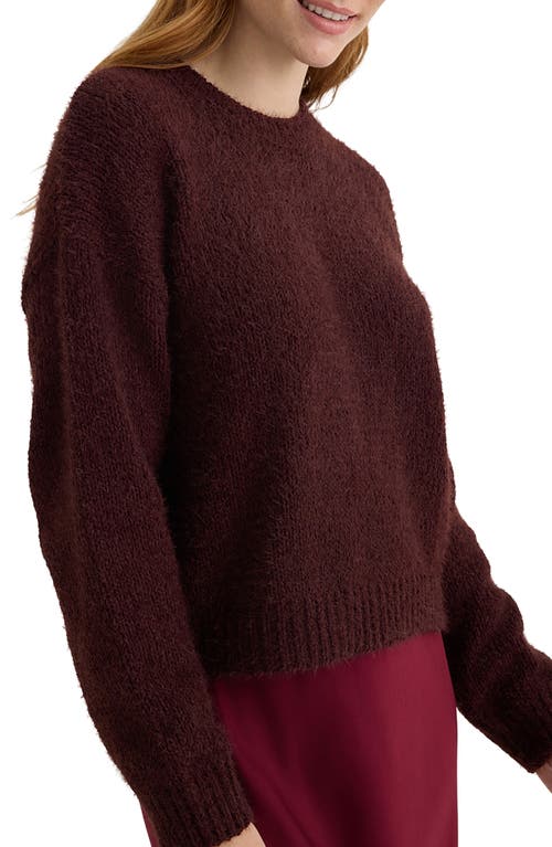 Bella Dahl Drop Shoulder Sweater In Brown