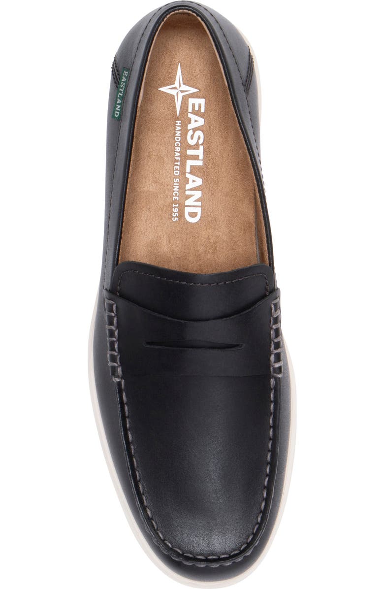 Eastland Baldwin Water Resistant Penny Loafer, Alternate, color, Black