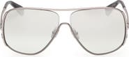Max Mara 60mm Pilot Sunglasses
