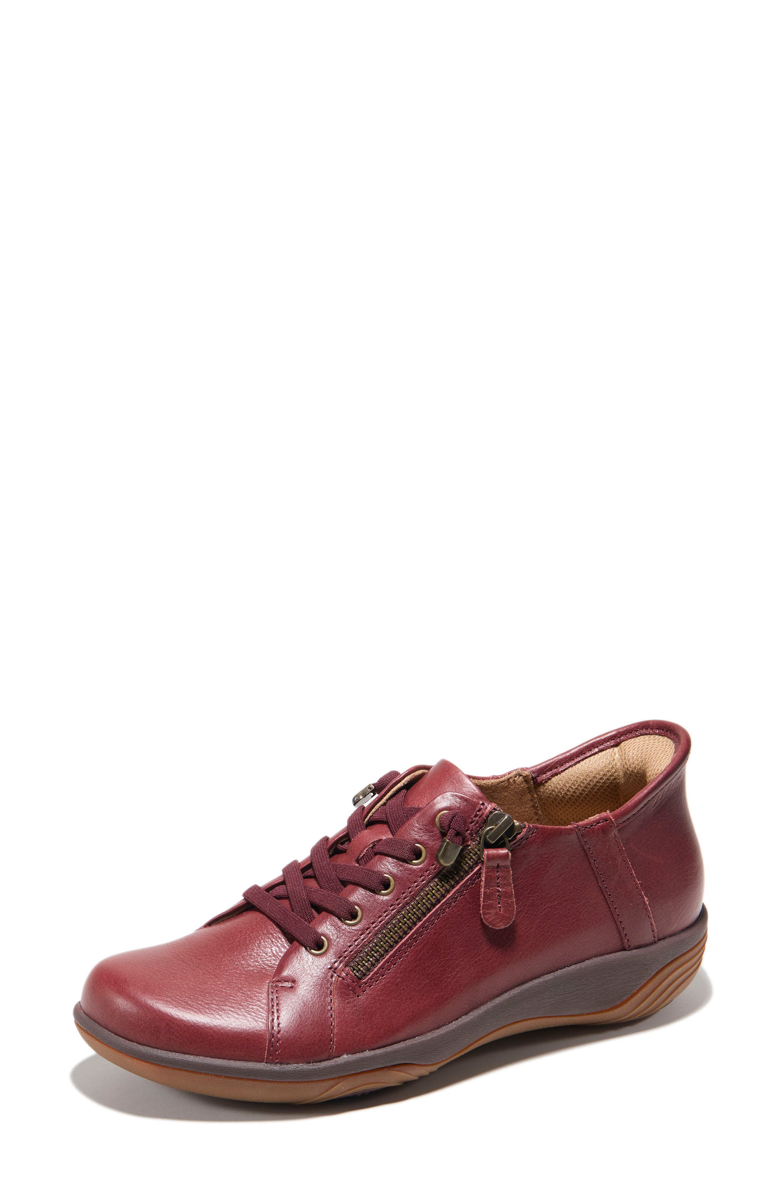 Alma Sneaker, Alternate, color, DARK CHERRY