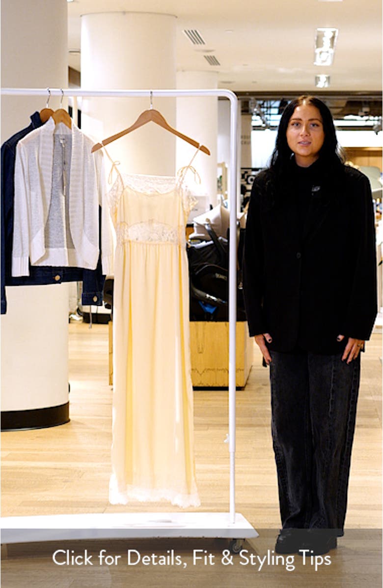 Morris Lace Inset Midi Dress, sales video thumbnail