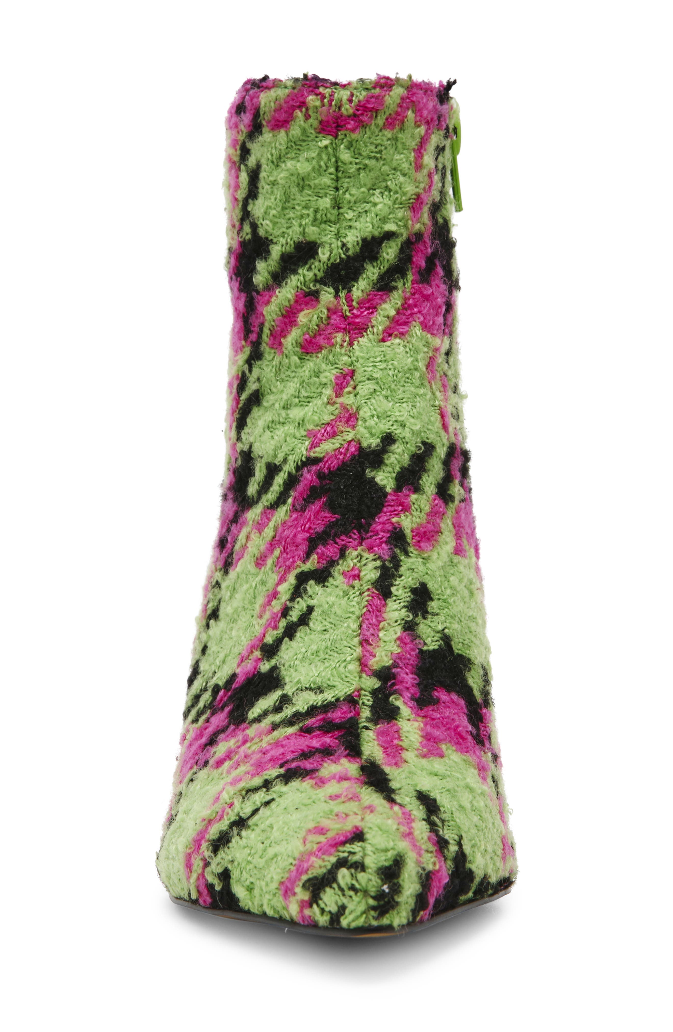 Parkker Kitten Heel Bootie, Alternate, color, GREEN/ PINK MULTI