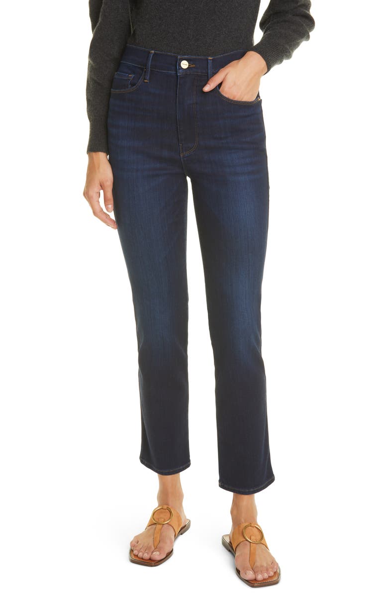 FRAME Le Sylvie Slender Ankle Straight Leg Jeans, Main, color,