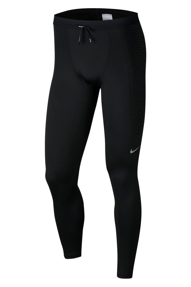Dri-FIT Power Running Tights, Alternate, color, BLACK