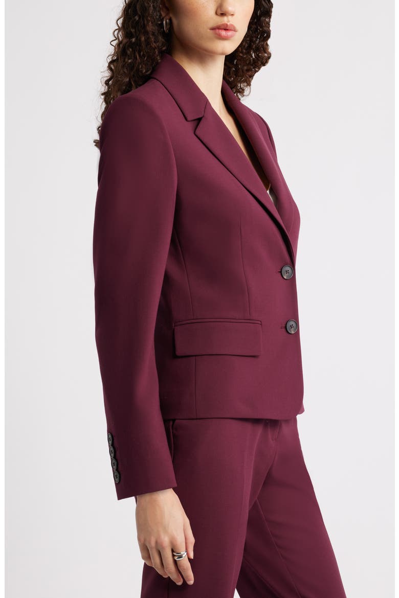 The Hanna Slim Fit Blazer, Alternate, color, BURGUNDY ROYALE