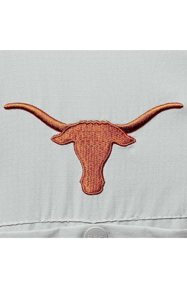Columbia Men's Columbia Gray Texas Longhorns Tamiami Omni-Shade Button-Down Shirt, Alternate, color,