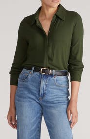 Universal Standard Elbe Button-Up Shirt