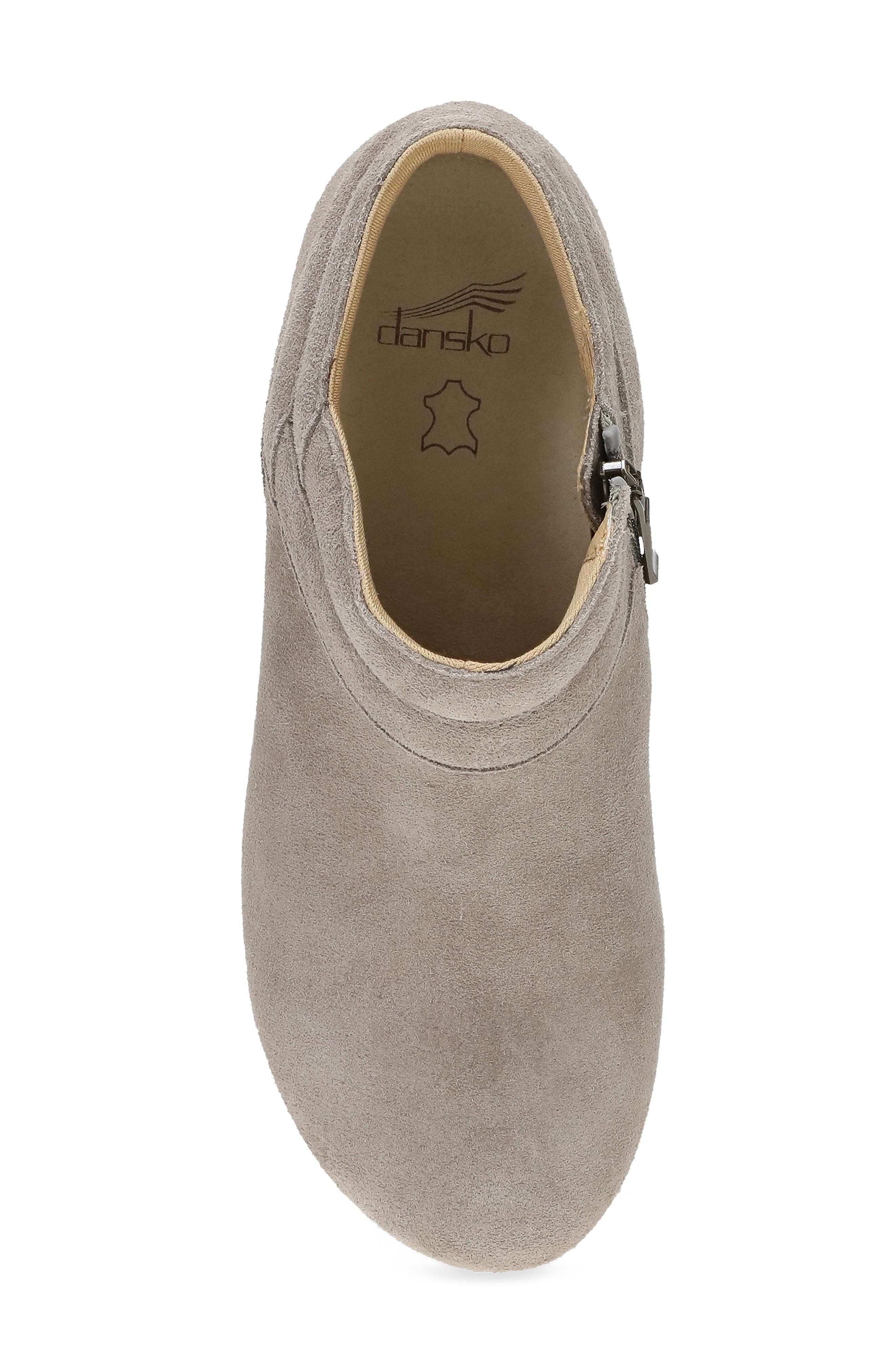 Dansko Muriel Bootie, Alternate, color, Taupe Suede